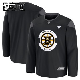 Boston Bruins Trikot Custom Fanatics Team Practice 2024-25 Schwarz - Kinder